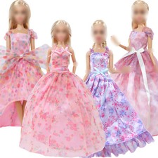 4 Set Doll Dress Clothes Princess Party Outfit for 11.5'' 30cm Girl Doll Kid Toy