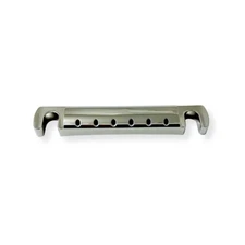Lightning Guitars Aluminum Stopbar Tailpiece, Chrome Plated