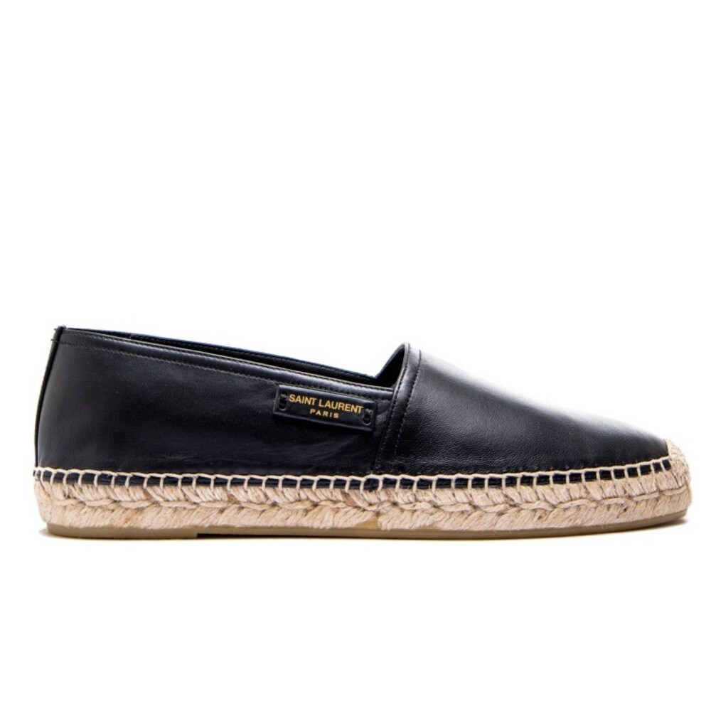 Saint Laurent espadrillas donna in pelle colore nero taglia 37