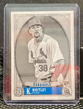 K  Whitley 2021 Topps Gypsy Queen Black & White #14/50 (RC) - Cardinals