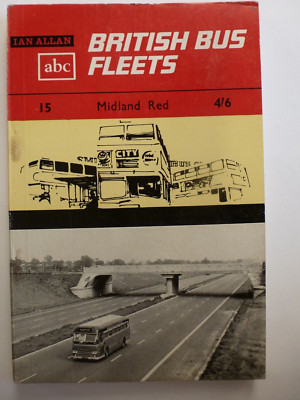 Ian Allan abc British Bus Fleets Midland Red 1965