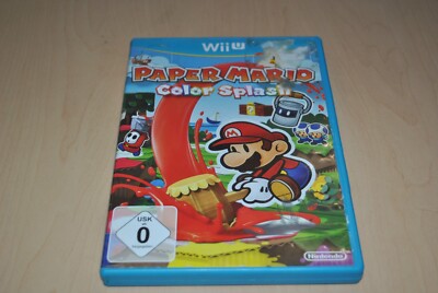 Paper Mario: Color Splash (Nintendo Wii U) CD Top USK 0