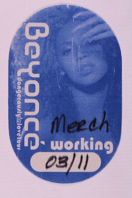 Beyonce Pass Ticket Dangerously In Love Tour Manchester Evening News Arena 2003