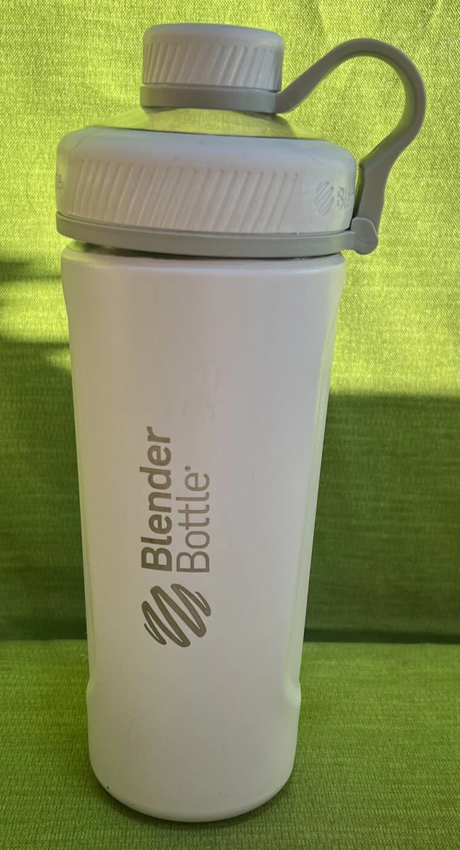 Blender Bottle 24 oz Insulated White Stainless Steel Shaker Cup with Loop  NICE