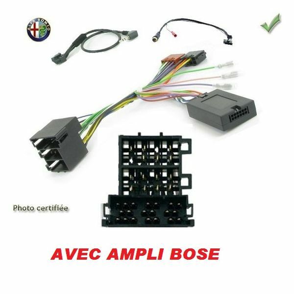 Commande au Volant pour Alfa Romeo GT 2008 Solution Autoradio Ampli Bose