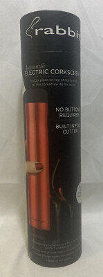 Rabbit Automatic Electric Corkscrew Wine Bottle Opener - V018 Metallic Red