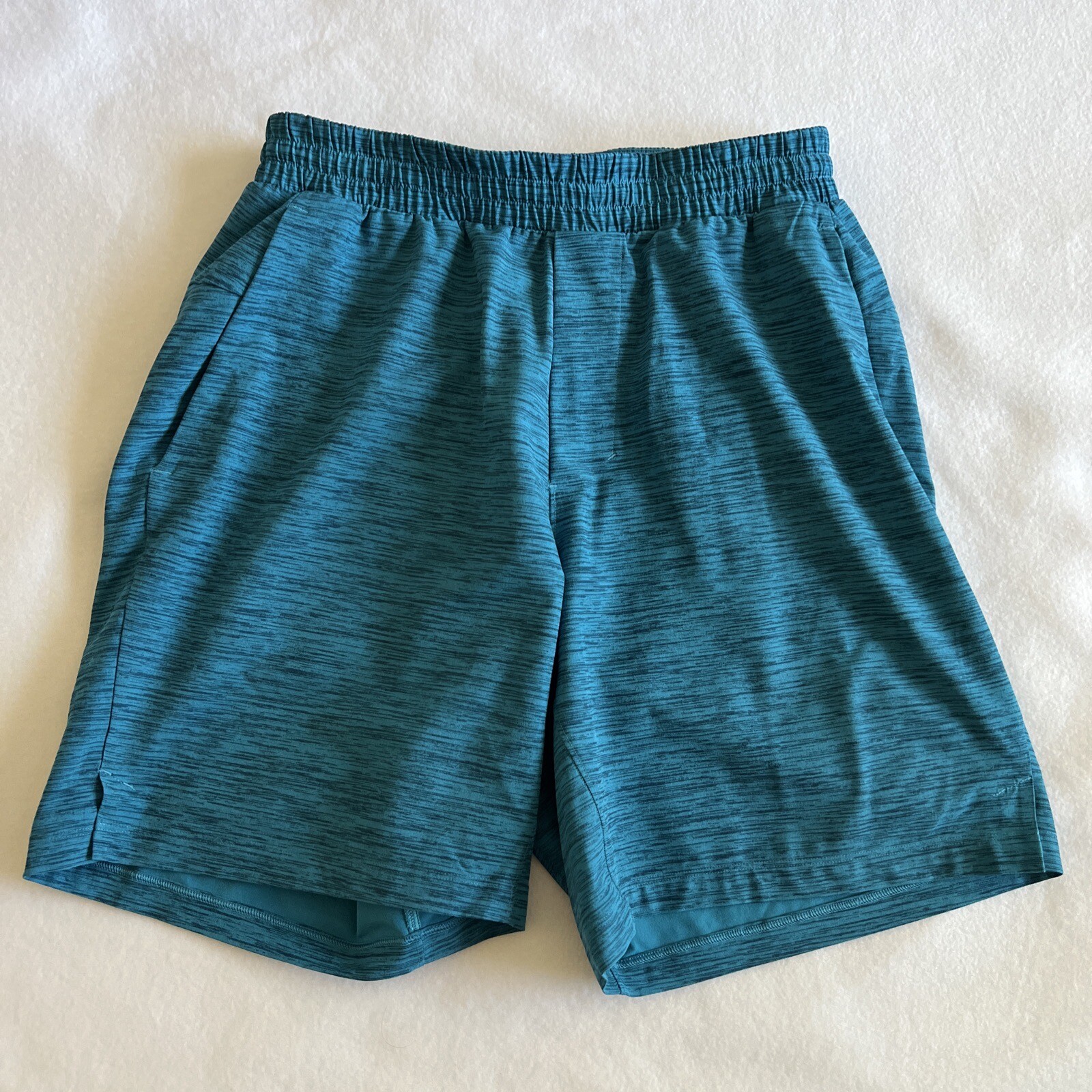 Lululemon Men’s Swim Trunks Lined Shorts Small Blue Gem