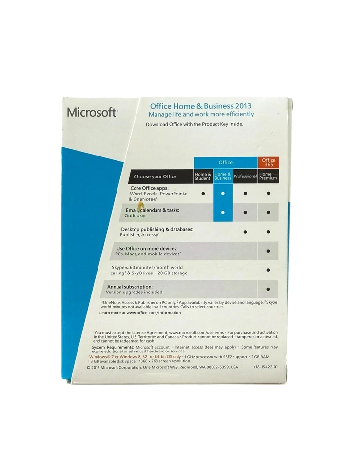 Microsoft Office 2013 Professional Product Key Card Word excel powerpoint access - Image 2 of 3
