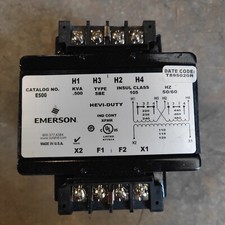 Emerson SolaHD E500 SBE Control Transformer, 240/480 VAC / 120VAC 0.5 kVA (BH)