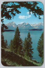 Postcard Vista of the Grand Tetons Jackson Hole Wyoming