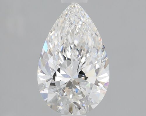 1 Piece of 0.37 Carat D-E Color VVS CVD/HPHT Lab Grown Diamond Pear Cut For Ring - Picture 1 of 9