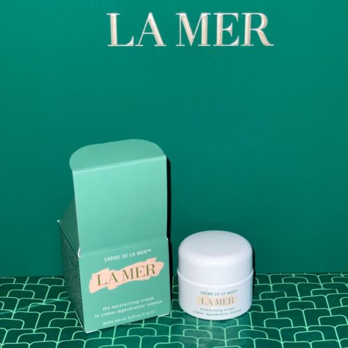 NEW La Mer Creme de La Mer Moisturizing Cream 0.24 oz Travel Size Face Body Skin - Afbeelding 1 van 2