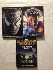 Marvel Junior Movie Novel Lot: Spider-Man/Guardians of the Galaxy/Doctor Strange