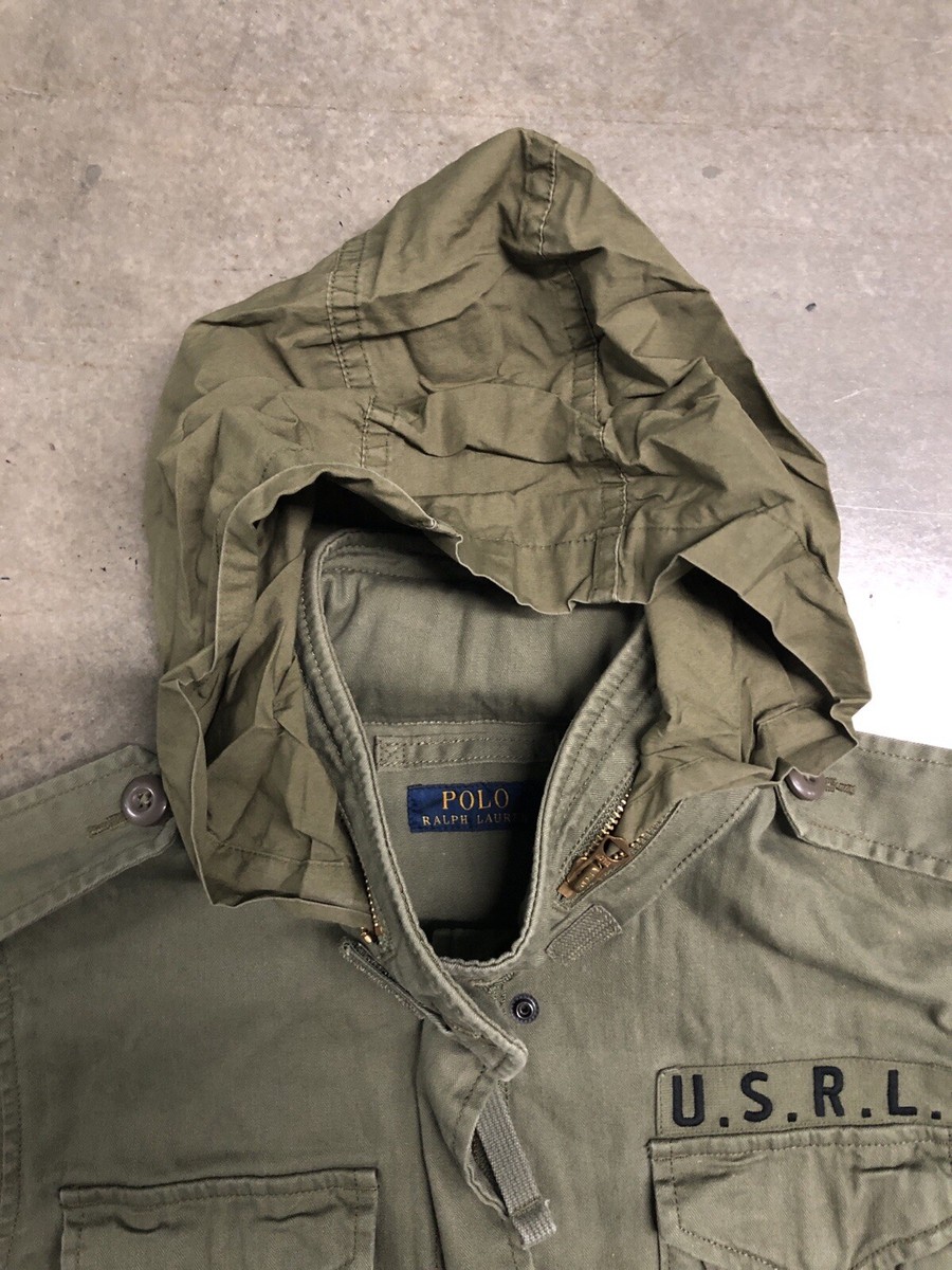 ジャケット・アウター 00s Ralph Lauren military hoodie jacket Polo Ralph Lauren B&T Military Grey Camo Full Zip Hoodie Jacket