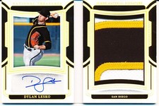 2023 National Treasures Dylan Lesko Booklet Patch Auto /10