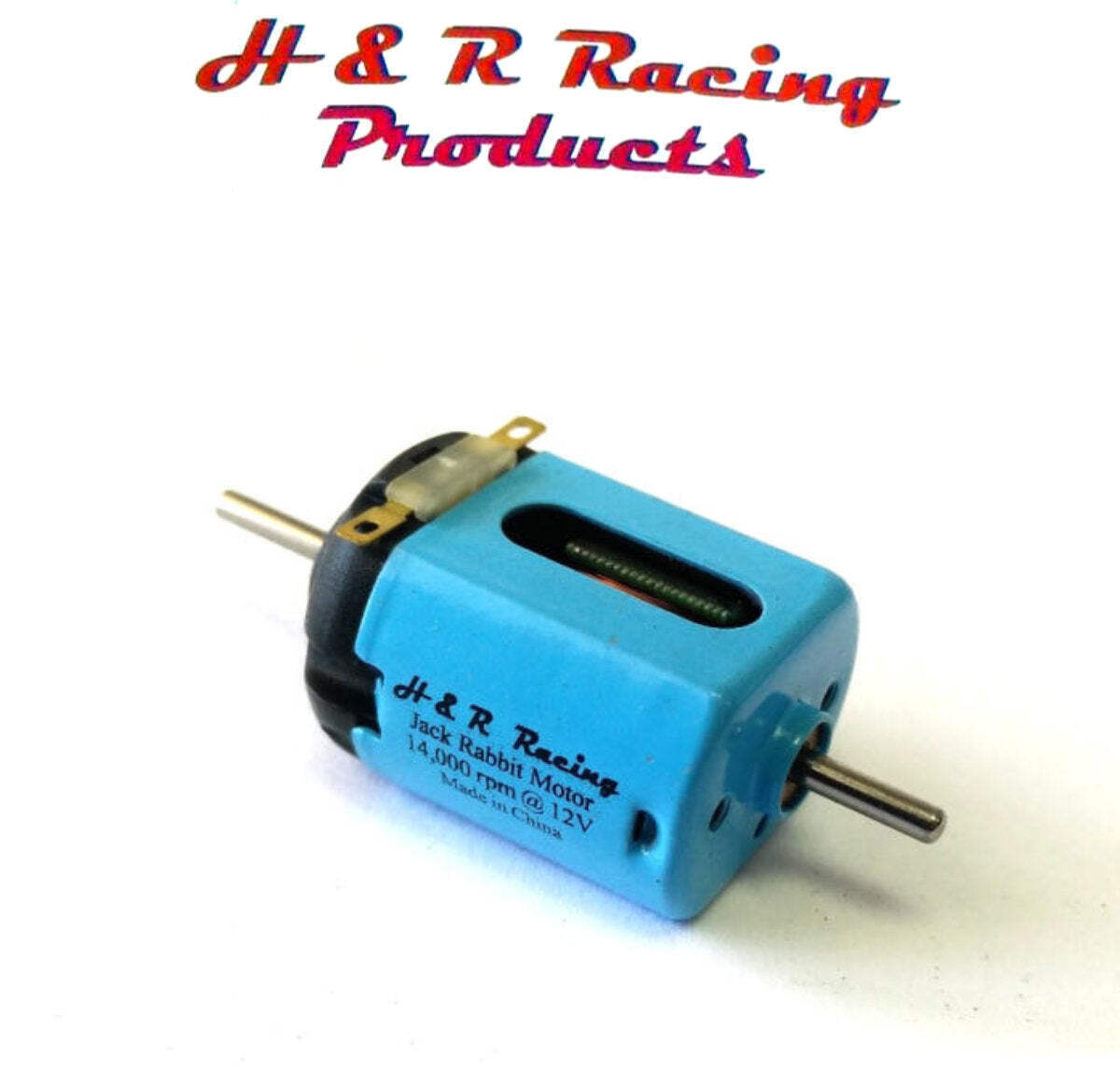 H&R Racing HRMJR1 Jack Rabit Motor 14,000 RPM 14K 2mm Double Shaft 1/24 ...