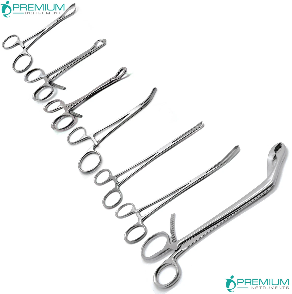 Vulsellum Forceps 9" 4x3 Teeth – Teale Uterine Surgical Instrument, Premium Stainless Steel