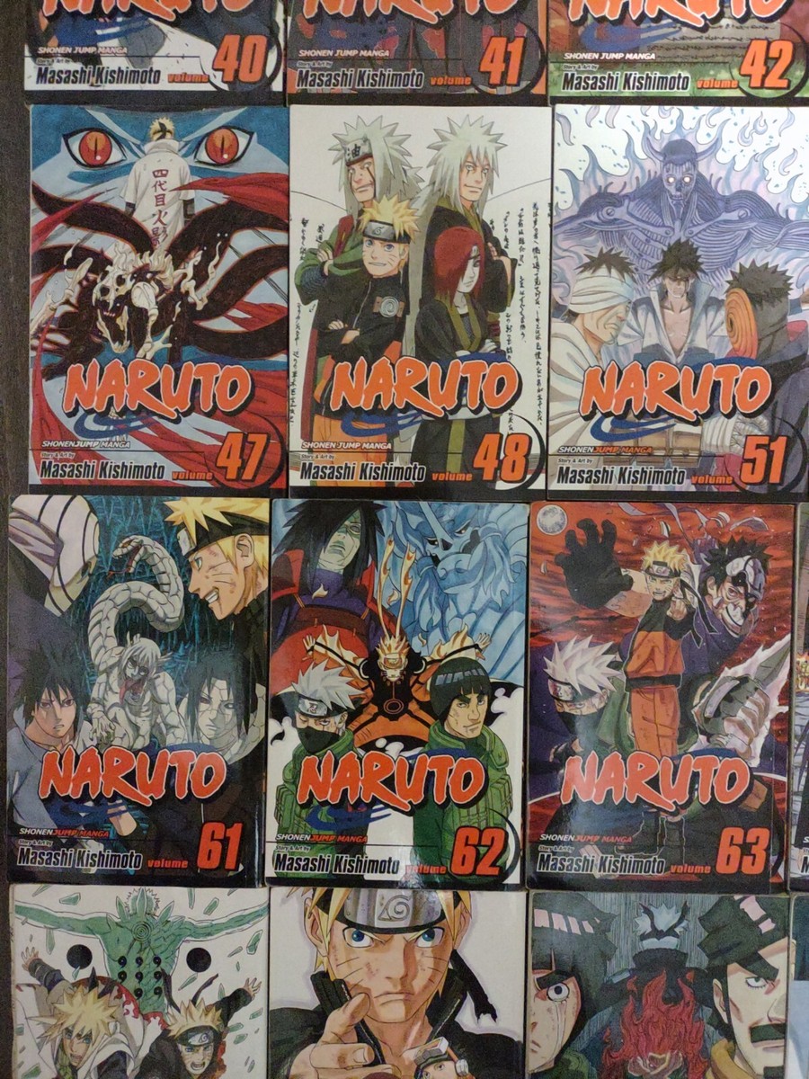 Naruto Shippuden Manga lot english 30 books anime