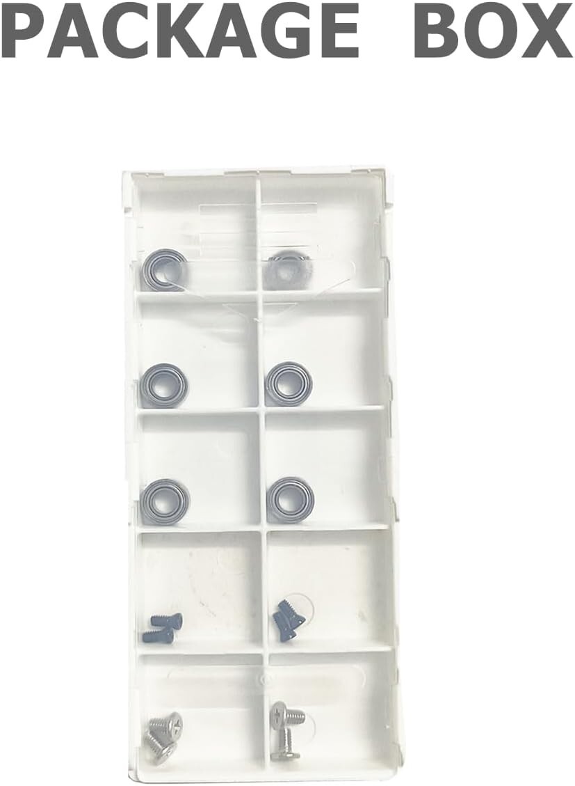 Mini Pneumatic Chamfering Tool Accessories Kit: 6 Bearings, 8 Screws