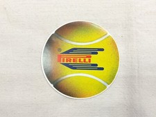 Adesivo vintage PIRELLI Pallina Da Tennis Sticker Articoli Sportivi anni 70/80