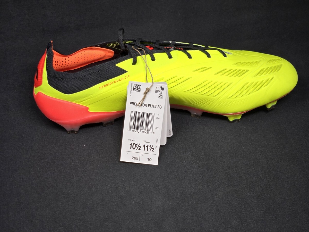 Size 10 - adidas Predator 24 Elite FG Low Energy Citrus Pack for
