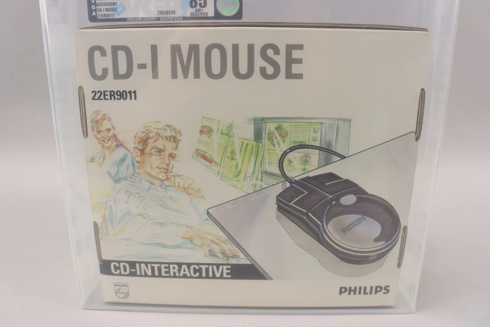 1990 Philips CD-i CDI Mouse Model 22ER9011 NIB New in Box VGA Graded Q85 NM+ - Image 3 of 4