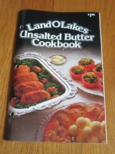 Land O Lakes Vtg Cookbook Unsalted Butter 1980s 13 pages Recipes Cashew Butter