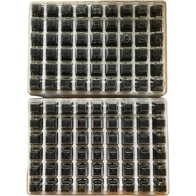 Gateron KS-8 Black Linear Mechanical Switches 108 PCS Smooth Quiet Keyboard DIY