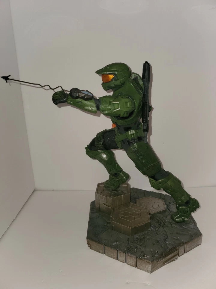 Figura Halo Infinite Master Chief Sierra 117, Estatua PVC Grappleshot, Espada Naranja Foto 4 de 4