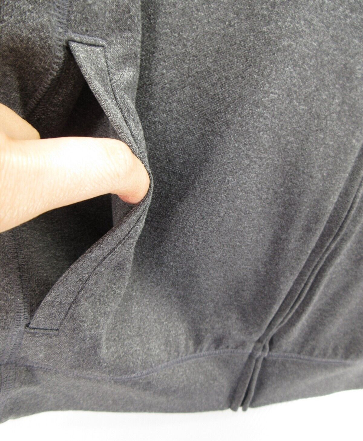 Alo Jacket Men Medium Gray Performance Track Coat… - image 6