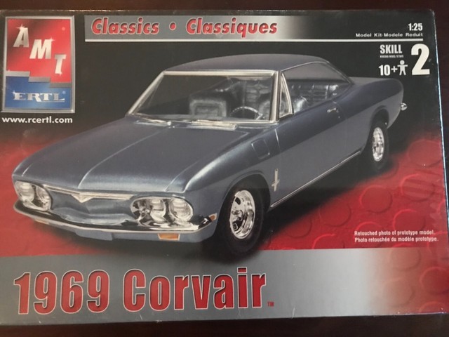 1969 AMT ERTL Chevrolet Corvair Model Kit 1/25 Th Chevy 69 MPC RC 2 for sale online | eBay