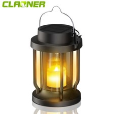 LED Solar Lantern Hanging Lights Outdoor Yard Patio Garden Waterproof Decor Lamp