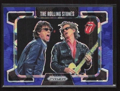 2025 The Rollins Stone Prizm #95 Rolling Stones Blue Prizm /75