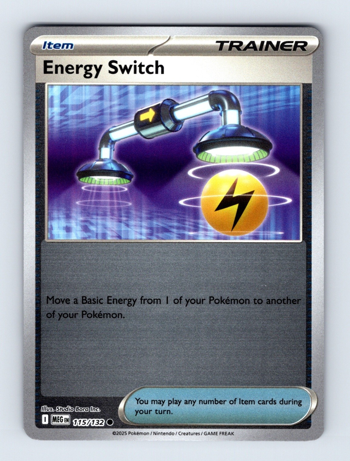Energy Switch 115/132 Reverse Holo ME01: Mega Evolution 115/132 NM/LP