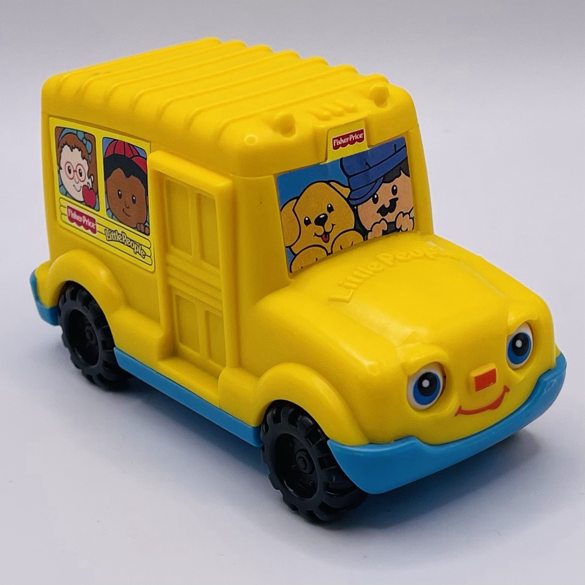 Fisher Price Little People Mini School Bus 2005 McDonald's Happy