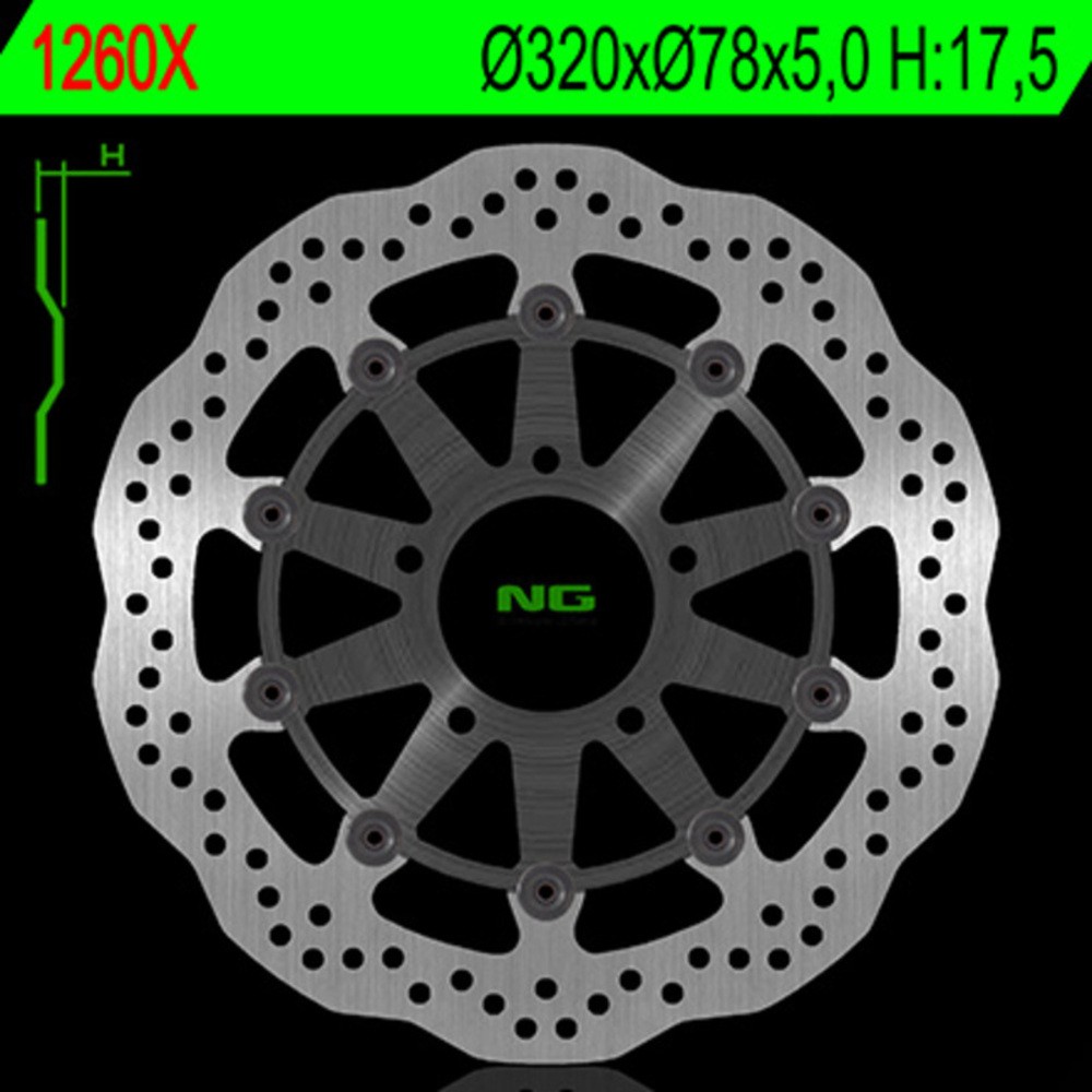 Floating Wavy NG Brakes Brake Disc For Motorcycle Parts Accessories