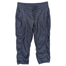 The North Face Aphrodite 2.0 Capri Pants Womens Navy Blue Nylon Stretch Size M