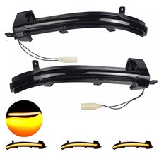 LED Dynamic Turn Signal Blinker Sequential Side Mirror Indicator Light For VW