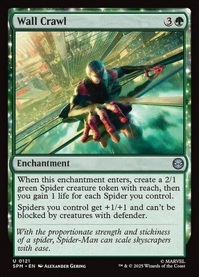 Magic - Wall Crawl - Uc/Verzauberung - Magic:  Marvel's Spider-Man - EN/NM