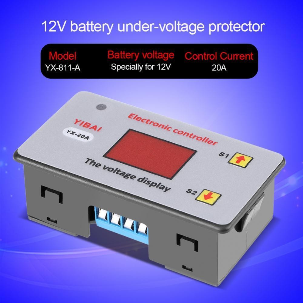 12V Battery Low Voltage Cut off Switch On  for PROTECTION Auto Controller Module
