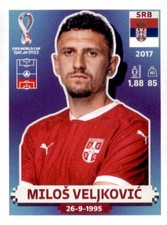 2022 Panini FIFA World Cup: Qatar 2022 Stickers #SRB 7 Milos Veljkovic US Ver