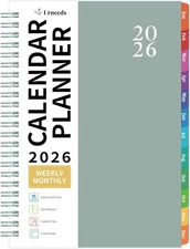 2026 Planner - 2026 Planner Weekly and Monthly from Jan. 2026 - Dec. 2026, Calen