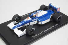 1:43 Spark S1698 Tyrrell 019 2nd place Monaco GP 1990 #4 J. Alesi