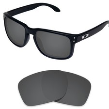 EYAR Polarized Replacement Lenses for-Oakley Holbrook XL OO9417 Carbon Black