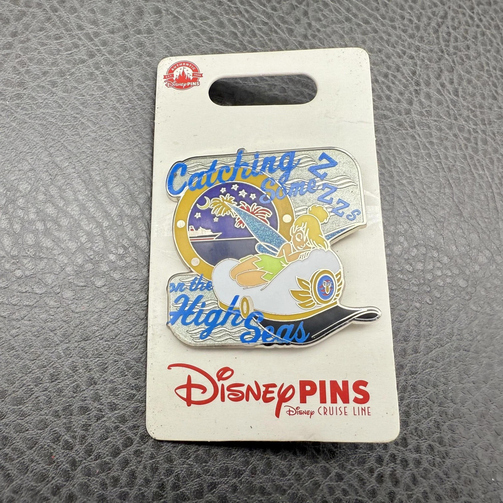 Disney Tinker Bell Cruise Line Pin Catching ZZZs High Seas Limited Edition