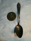 Indianensis Universitatis Sigillum Medallion & Sterling Silver Spoon With Emblem — photo 1