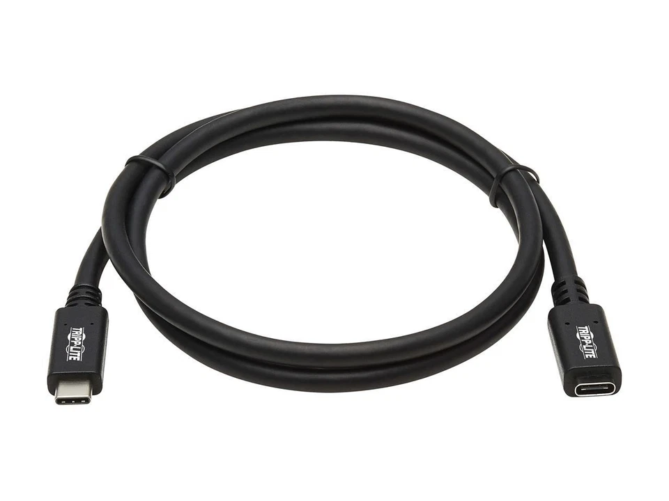 USB C Extension Cable USB 3.2 Gen 1 60W PD Charging TB3 M/F 3ft - Image 2 of 4