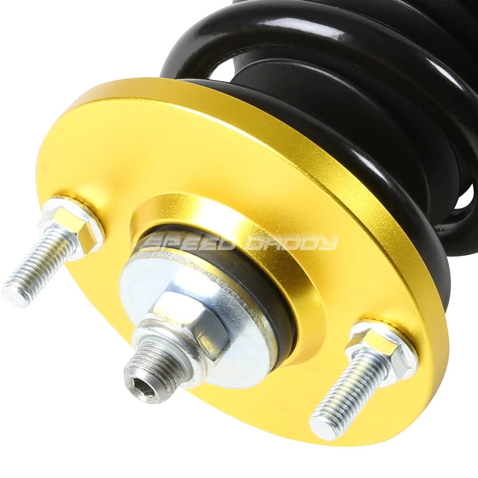 PARA S13 DNA NÃO-ADJ AMORTECEDOR DE SUSPENSÃO COILOVER COMPLETO JDM BLACK RACE/HARD SPRING - Imagem 3 de 4