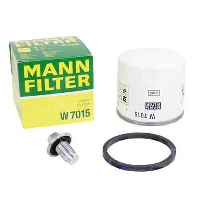MANN Ölfilter W7015 für Ford C-Max Fiesta 5-7 Focus 2-4 Mondeo 3-5 Kuga 2