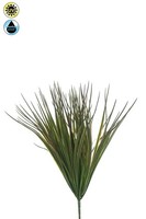 Artplants Kunst Lampenputzergras Wilfen Auf Steckstab, GrüN-Rot, 40Cm